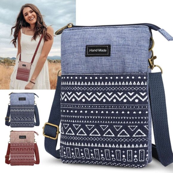 Women Cell Phone Purse Pouch Handbag Case Small Shoulder Bag Cross-body Wallet - Picture 14 of 15